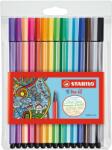 STABILO Комплект флумастери, Stabilo, Pen 68 10+5 neon ST6815-2, 15 цвята (ST6815-2)