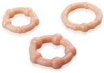 ToyJoy Légy kemény Péniszgyűrű szett - testszínű