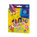 Astra Комплект ароматизиащи флумастери jumbo, astra frutos, 8 цвята (as314024002)