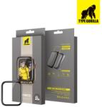 Type Gorilla Apple iWatch 4/5/6/SE 44mm TG Shock-Resistant 3D Fólia Aplikátorhoz - Fekete