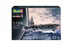Revell Сглобяем модел, Revell, Американски самолетоносач USS Enterprise CV-6, 38 части (R05824)