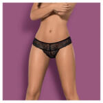 Obsessive Miamor - köves női csipke tanga (fekete) - lolipop