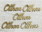 Natúr fa "Otthon" felirat 9, 5cm 5db/csomag - csinaldmagadshop