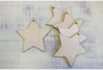  Natúr fa - Csillag 10cm 5db/csomag - csinaldmagadshop