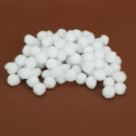  Fehér zsenília pompon 1, 5cm 100db/csomag