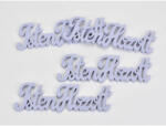  Fa "Isten Hozott" felirat lila 15cm 4db/csomag - csinaldmagadshop