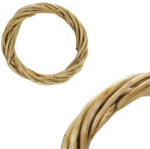  Vessző koszorú natúr 15cm - csinaldmagadshop - 632 Ft