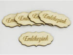  Natúr fa - "Emlékezünk" fodros tábla 5db/cs - csinaldmagadshop