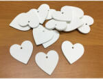  Fa szívek fehér 4cm 15db/csomag - csinaldmagadshop