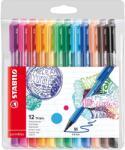 STABILO Комплект флумастери, Stabilo, pointMax ST488/12-01, 12 цвята (ST488/12-01)