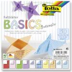 Folia Блокче с цветни хартии за изработка на оригами, basics intensiv (f498/1515)
