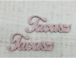  Fa "Tavasz" felirat rózsaszín 2db/csomag - csinaldmagadshop