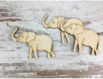  Natúr fa - Elefánt 8cm 3db/csomag - csinaldmagadshop