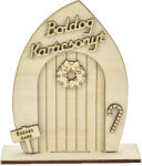  Natúr fa - Karácsonyi tündérajtó talpas 5x12, 5x14, 5cm - csinaldmagadshop