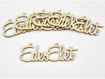  Natúr fa - "Édes Élet" felirat 10cm 5db/csomag - csinaldmagadshop