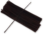  Zsenília drót - sötétbarna 100db/csomag