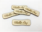  Natúr fa - " Helló Ősz" hullámos tábla 5db/csomag - csinaldmagadshop