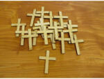  Natúr fa - Kereszt 5cm 20db/csomag - csinaldmagadshop