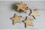  Natúr fa - Csillag 5cm 10db/csomag - csinaldmagadshop
