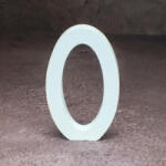  Fa asztalszámok fehér 0-ás 1db - csinaldmagadshop