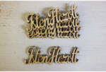  Natúr fa - "Isten hozott" felirat írott 9, 5cm 5db/csomag - csinaldmagadshop