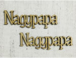 Natúr fa "Nagypapa" felirat 2db/csomag - csinaldmagadshop