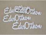  Édes otthon felirat fehér 15cm 4db/cs - csinaldmagadshop