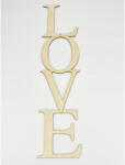  Natúr fa - "LOVE" felirat 50cm - csinaldmagadshop