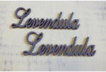  Fa - "Levendula" felirat lila 2db/csomag - csinaldmagadshop