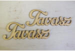 Natúr fa "Tavasz" felirat 15cm 2db/csomag - csinaldmagadshop