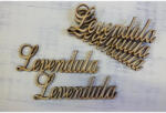 Natúr fa - "Levendula" felirat 9, 5cm 5db/csomag - csinaldmagadshop