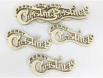  Natúr fa - Merry Christmas íves kicsi 6db/csomag - csinaldmagadshop
