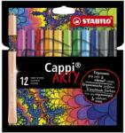 STABILO Комплект флумастери, Stabilo, Cappi Arty ST168/12-1-20, 12 цвята (ST168/12-1-20)