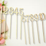  Natúr fa - Beszúrható számok 1-10-ig 26cm - csinaldmagadshop