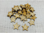  Natúr fa - Csillag 3cm 30db/csomag - csinaldmagadshop