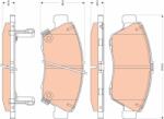 TRW set placute frana, frana disc TRW GDB3478 - piesa-auto