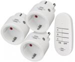brennenstuhl Comfort-Line Mini 3+1 Távirányítós aljzatkészlet (1507070) (1507070)
