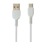 hoco. X20 USB-A apa - USB-C Adat- és töltőkábel 1m - Fehér (HOC0059) (HOC0059)