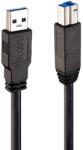 Lindy 43098 USB kábel 10 M USB 3.2 Gen 1 (3.1 Gen 1) USB A USB B Fekete (43098) (43098)