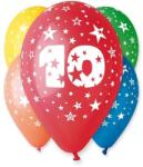Godan Színes számos lufi, csillagos 5 darabos - 10 (GS110/10) - jateknet