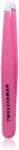 Tweezerman Studio Collection ferde végű szemöldökcsipesz Pink
