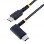 StarTech USB Type-C - USB Type-C (hajlított) adat- és töltőkábel 30cm fekete (R2CCR-30C-USB-CABLE)
