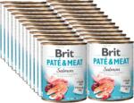 Brit Pate & Carne de somon 24x800g