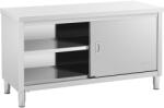 Royal Catering Dulap de lucru din oțel inoxidabil - 150 x 60 x 85 cm - 600 kg Capacitate de încărcare RCSSCB-150X60-E (RCSSCB-150X60-E)