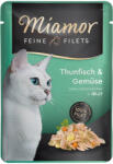Miamor 24x100g Miamor Feine Filets aszpikban nedves macskatáp - Tonhal & zöldség