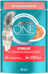 ONE 26x85g PURINA ONE Sterilised nedves macskatáp- Lazac & sárgarépa