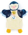 Doudou et Compagnie Pinguin de pluș pentru teatru de păpuși Pinguin Hand Puppet Doudou et Compagnie albastru 25 cm de la 0 luni (DC4006)