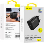 Blavec fali töltő BC1 - Type C - PD 25W (TCBC1-CB25) fekete