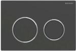 Geberit Omega20 - Control de spălare, negru mat/crom lucios 115.085. 14.1 (115.085.14.1)