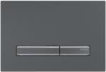 Geberit Sigma50 - Control de spălare, easy to clean, crom negru periat 115.671. QD. 2 (115.671.QD.2)